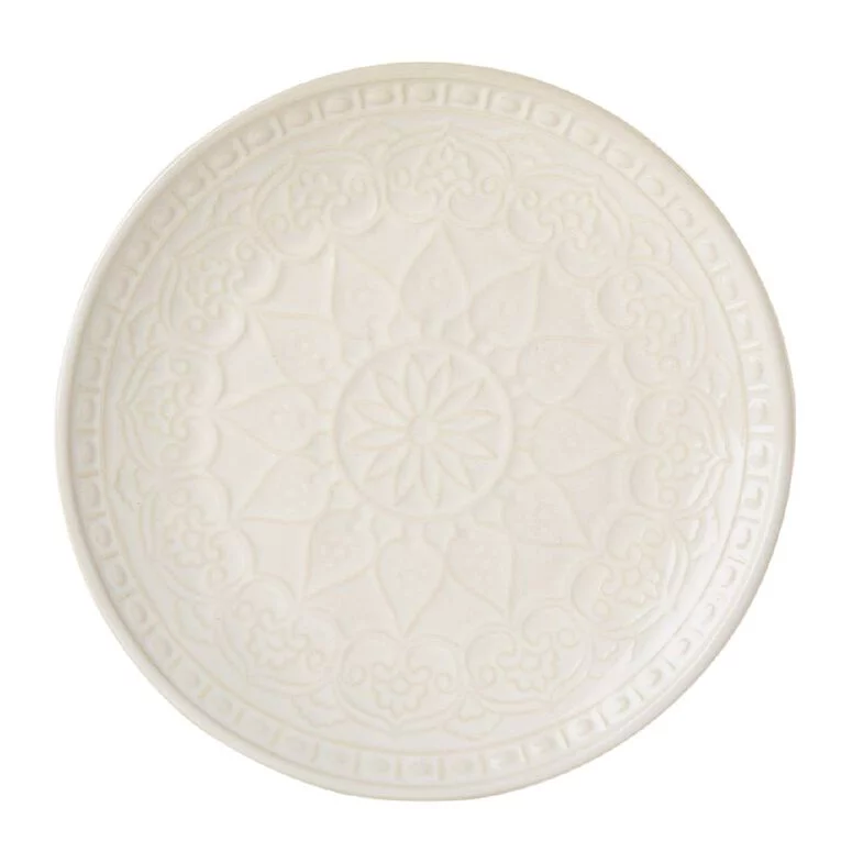 Moroccan Cream Glazed Side Plate
