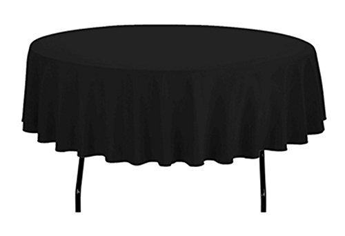 1.8 Round Tablecloth - Black (3.20m Round)