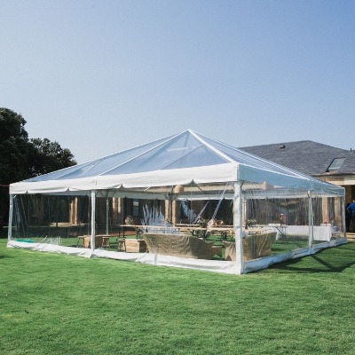 Marquee - Bell Roof 10m Clear Roof