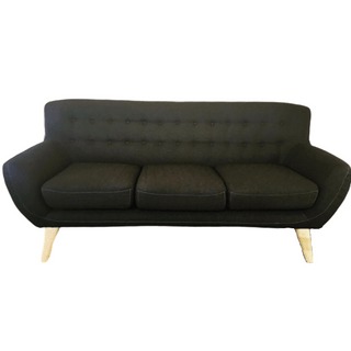 Lounge - Black Upholstered