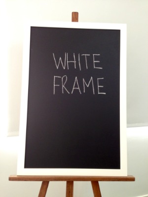 Blackboard - White Frame 