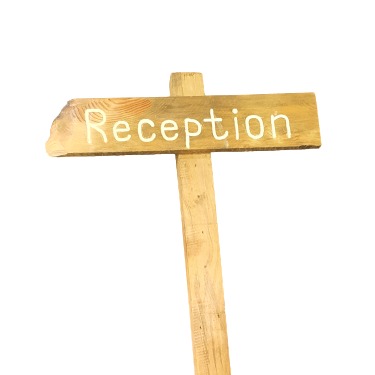 Sign - Reception