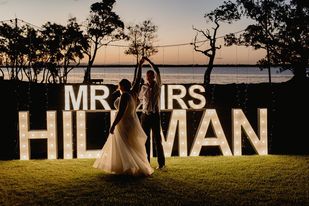 MR AND MRS FOR ON TOP OF LAST NAME