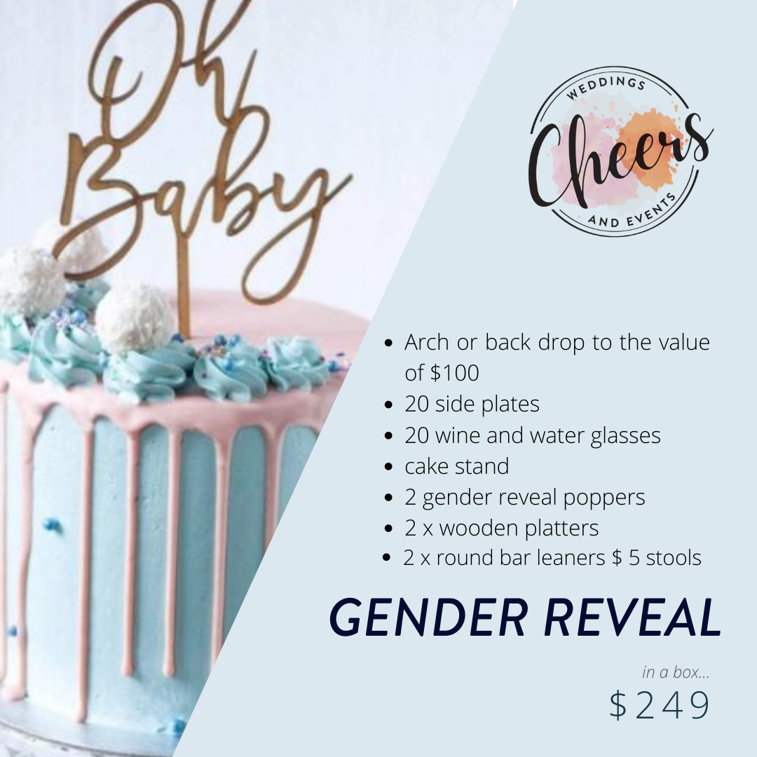 Gender Reveal Party in a box