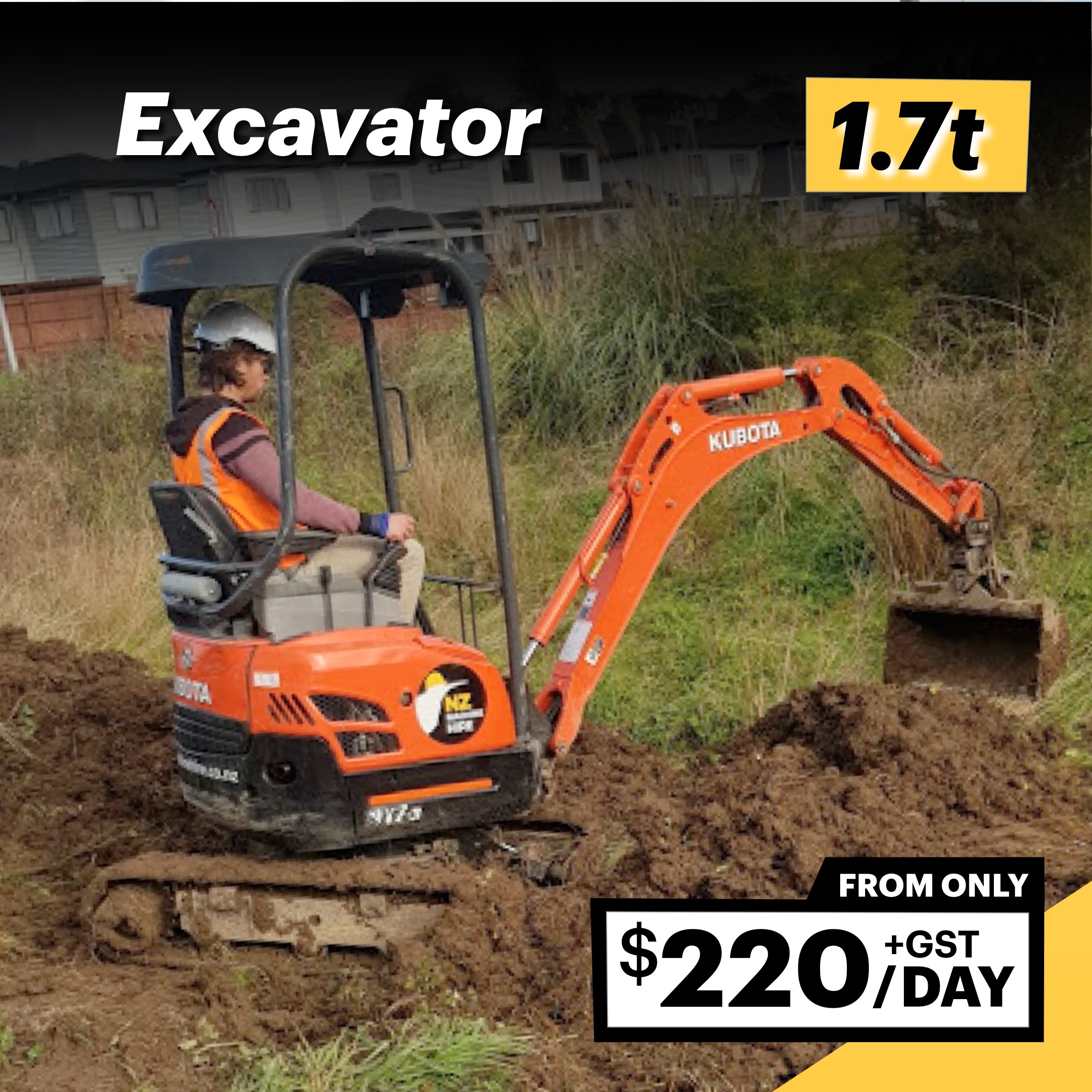 1.7t Excavator 