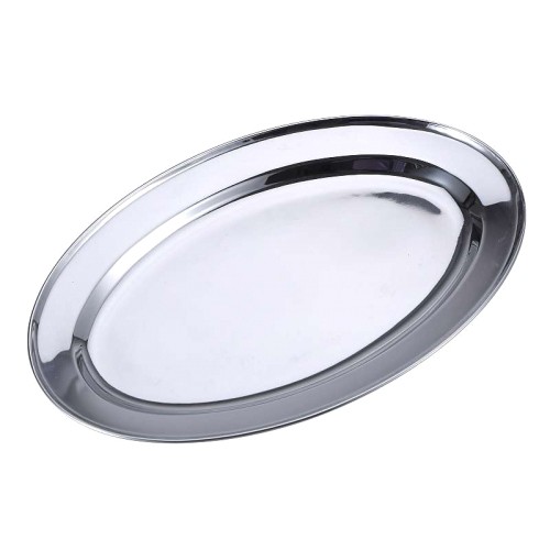 Stainless Steel Oval Platter 550mm