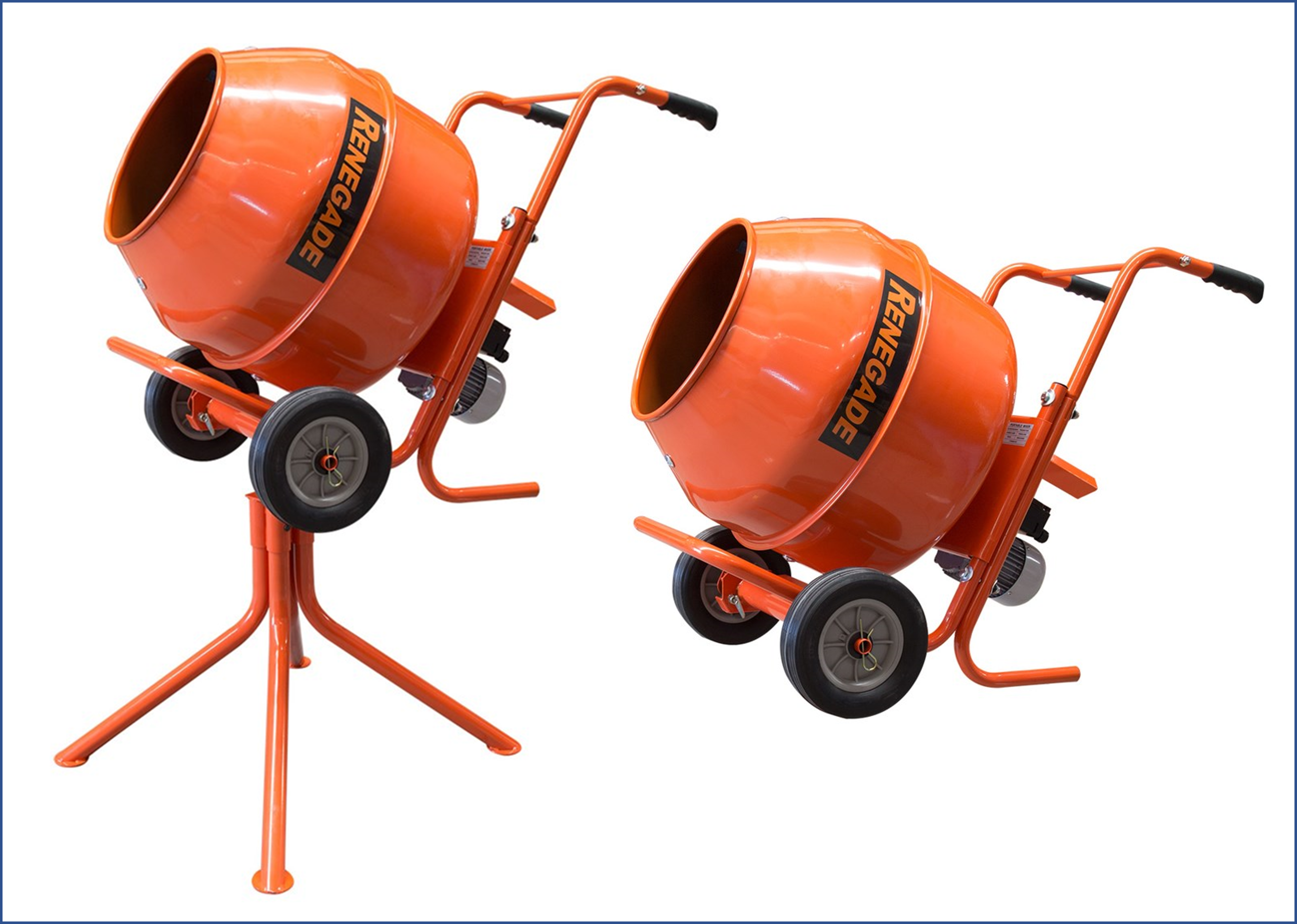 Cement Mixer - 2.2CuFt - Portable - Electric