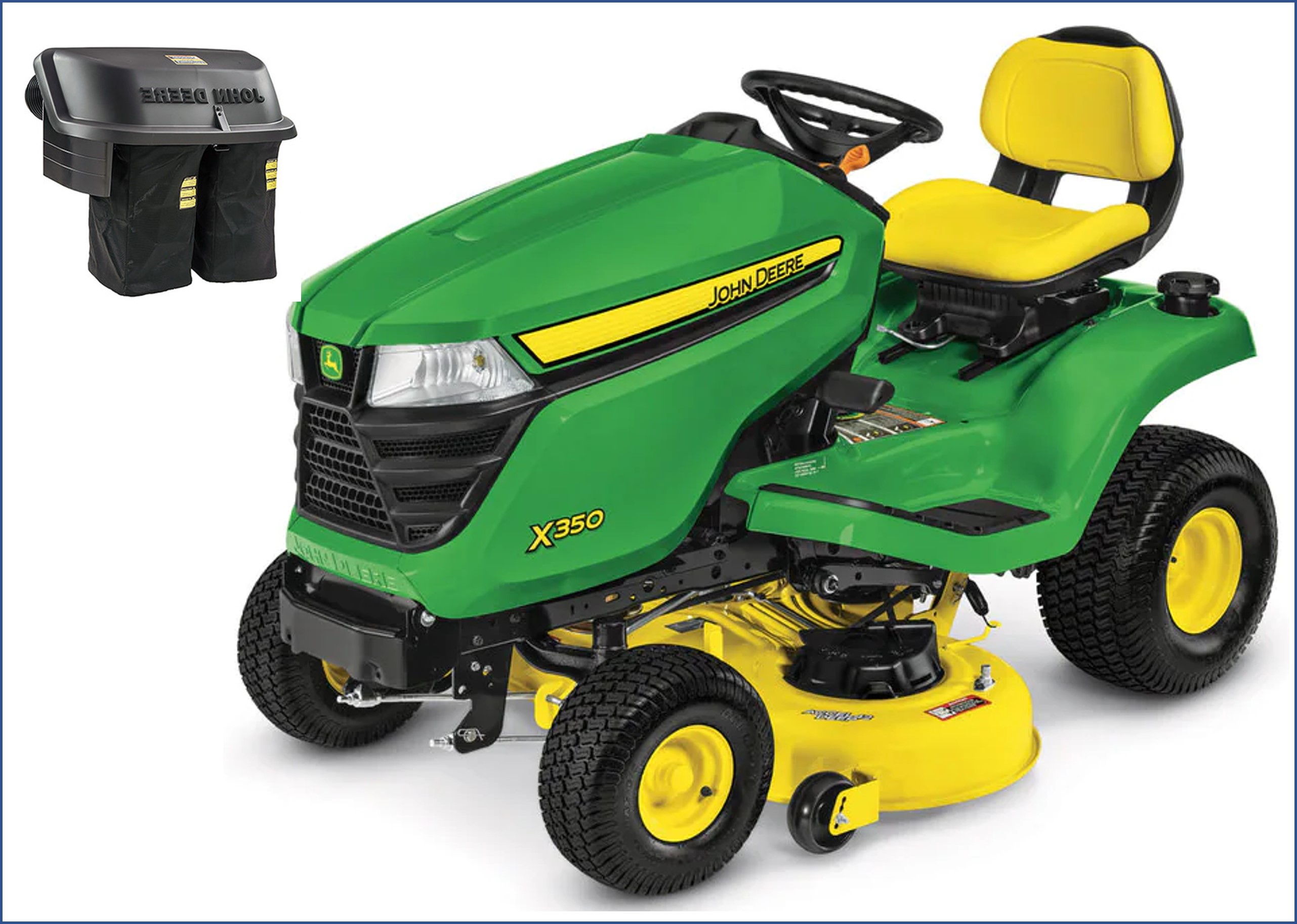 Ride on Lawnmower - 42 Inch - John Deere X350