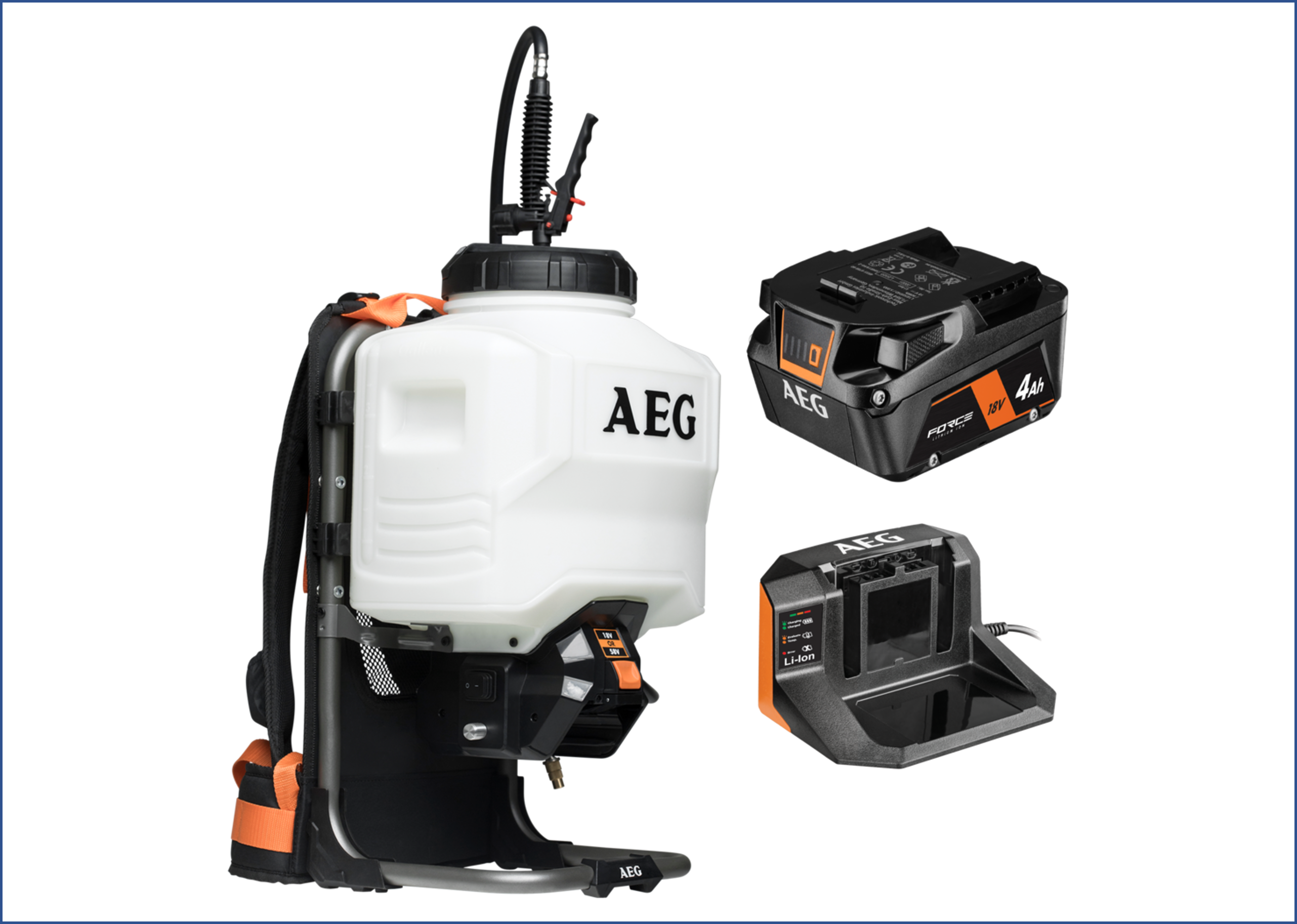 Weed Sprayer - Back Pack- 15L - Battery - AEG